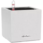 Ghiveci pentru flori Lechuza Canto Stone 14, Quartz White