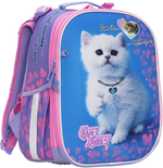 Школьный рюкзак ”Cute Kitten” CLASS I сиреневый