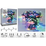 Ghirlandă Promstore 54401 Luminițe Fir 240 LED, multicolor, 18m