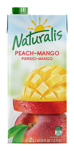 Naturalis напиток персик-манго 2 Л