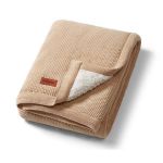 Lenjerie de pat pentru copii BabyOno 1659/02 Patura de bumbac cu captuseala din fleece Brown