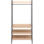 Вешалка для одежды Deco Portant Haine Capitol 4 nivele 840x400xH1800 Stejar M37/Black