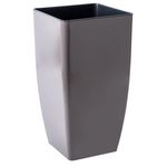 Ghiveci pentru flori Aleana 115037 Cvadro 22x22x41.5 cm, cappuccino