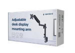 Table/desk display mounting arm Gembird (rotate,tilt,swivel),17”-32”,up to 9 kg,VESA:75x75,100x100