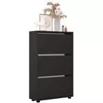 Полка для обуви Mobildor-Lux Leo 90x27x125H cm Anthracite