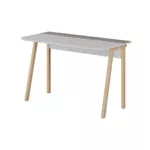 Masă de birou Trendy Luton Alb, Moka Deschis, 120x75x60cm (GTR000987)