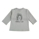 Haine pentru copii Minikin 242290374 Hedgehog Лонгслив серый 6-9мес