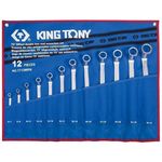 Cheie fixă King Tony 1712MRN ключи накидные 75 град 6-32мм 12 пр. (Tetron)