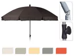 Зонт солнцезащитный D2.5cm H2.65, нога со сгибом, 10 спиц, 6 цветов, чехол