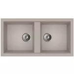 Мойка кухонная Milo Alpha ALP.P.2KBO-A