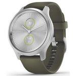 Fitness-tracker Garmin vivomove Style, S/E EU, Silver, Moss, Silicone