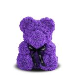 Медведь из фиолетовых    роз 40 см