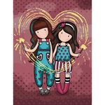 Картина по номерам Ideyka (KHO8681) Fireworks Santoro Gorjuss Collection, 30х40