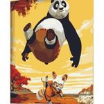 Tablou pe numere Richi (02140) Kung Fu Panda 30x40