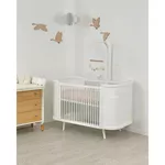 Кроватка Ingvart 45884512009 Boho, slim, Alb 70x134cm