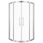 Душевая кабина MPN 29 018, 900X900X1900, INOX, fara cada, forma rotunda., sticla transparenta