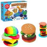 Набор для творчества BuBu OH0010 Set cu plastilină de modelat PLAY DOUGH Gătim burgeri