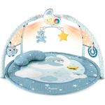 Коврик игровой Chicco 98662 Enjoy Colors, 3in1 cu proiectie, Blue pal, 0+ luni