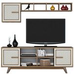 Стенка Trendy Ayla, Nuc, Smantana 160x56x35cm