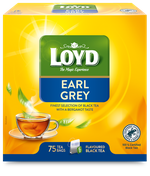 LOYD Earl Grey, чай черный, 75 пак.