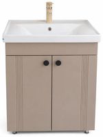 Dulap pentru lavoar Mashtab 12179 Palma (Sava) cu 2 uși 650x470x850 Capucino mat
