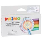 Набор для творчества Primo Crafts 6014PEN6M Carioci Glitter, 6 culori / 2 mm