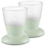 Seturi pentru hrănire bebelușilor BabyBjorn 072161A Set pahare Powder Green, 2 buc.