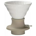Accesoriu pentru cafetieră Hario SSDC-02-JAW Ceramic Immersion Dripper Switch Jasmine White, 02 Size