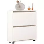 Raft pentru încălțăminte Mobildor-Lux Leo 70x27x86H cm White