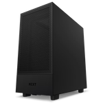 Case ATX NZXT H5 Flow, 1xUSB 3.2, 1xType-C, 2x120mm, Tempered Glass, Mesh Freont, Black