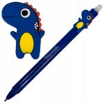 Автоматическая шариковая ручка Colorino стираемая синяя 0,5 мм Дино