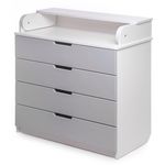 Комод-пеленатор PernaMea HappyBaby Pro 800x1030 (4sert) MDF gri (119528)
