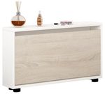 Полка для обуви Mobildor-Lux Leo Slim 50x16x47H cm White/Sonoma