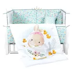 Детское постельное белье PernaMea Set lenjerie 8 piese Baby+ Little Bunny (PM.100262/14)