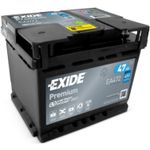 Автомобильный аккумулятор Exide PREMIUM 12V 47Ah 450EN 207x175x175 -/+ (EA472)