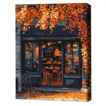 Картина по номерам BrushMe BS54383FC 40х50сm (fără cutie) Cafenea pe colț