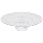 Посуда прочая Promstore 52465 Сервировочное блюдо с ножкой D25см, H7см, стекло