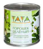 Горошек консервированный Tata 425 гр ж/б