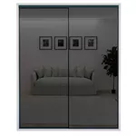 Dulap Bayro Parma Graphite 1800x2250x600 белый, купе