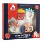 Игрушка-прорезыватель Optmarket МЛЕ1.239 set inele gingivale (4buc)