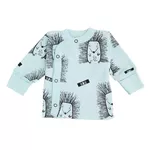 Haine pentru copii Minikin 242200356 Hedgehog Распашонка голубой с рисунком 0-1мес (56см)