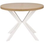 Стол Halmar PERONI stejar auriu/alb (92700558)