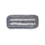 Grey - Моп плоский хлопок/микрофибра 40x13 см, ухо и карман