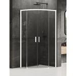 Душевая кабина New Trendy Prime White Quadrant 80x80x200 Hinged K-3560