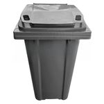 Coș de gunoi Uniplast Cos pentru transportarea deseurilor 240L pe roti (gri inchis) HE