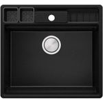 Chiuvetă bucătărie Primagran New York Multispace 60 Black + accesorii 580x530 MNAKC#N