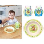 Посуда для кормления Бытпласт 45683 Тарелка детская глубокая 20cm Пластишка, зеленая