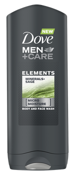 Гель для душа Dove Men +Care Minerals+Sage 400мл