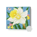Картина по номерам Art Gallery BJ216 Mozaic cu diamante 20x20cm Narcis si fluturi