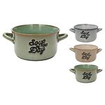 Чашка Promstore 18429 Суповой день D13.5см для супа, две ручки